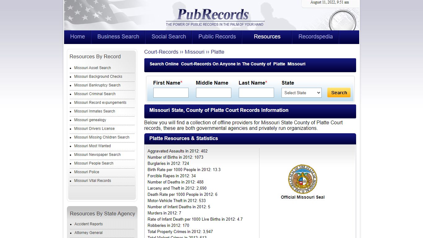 Platte County, Missouri Court Records