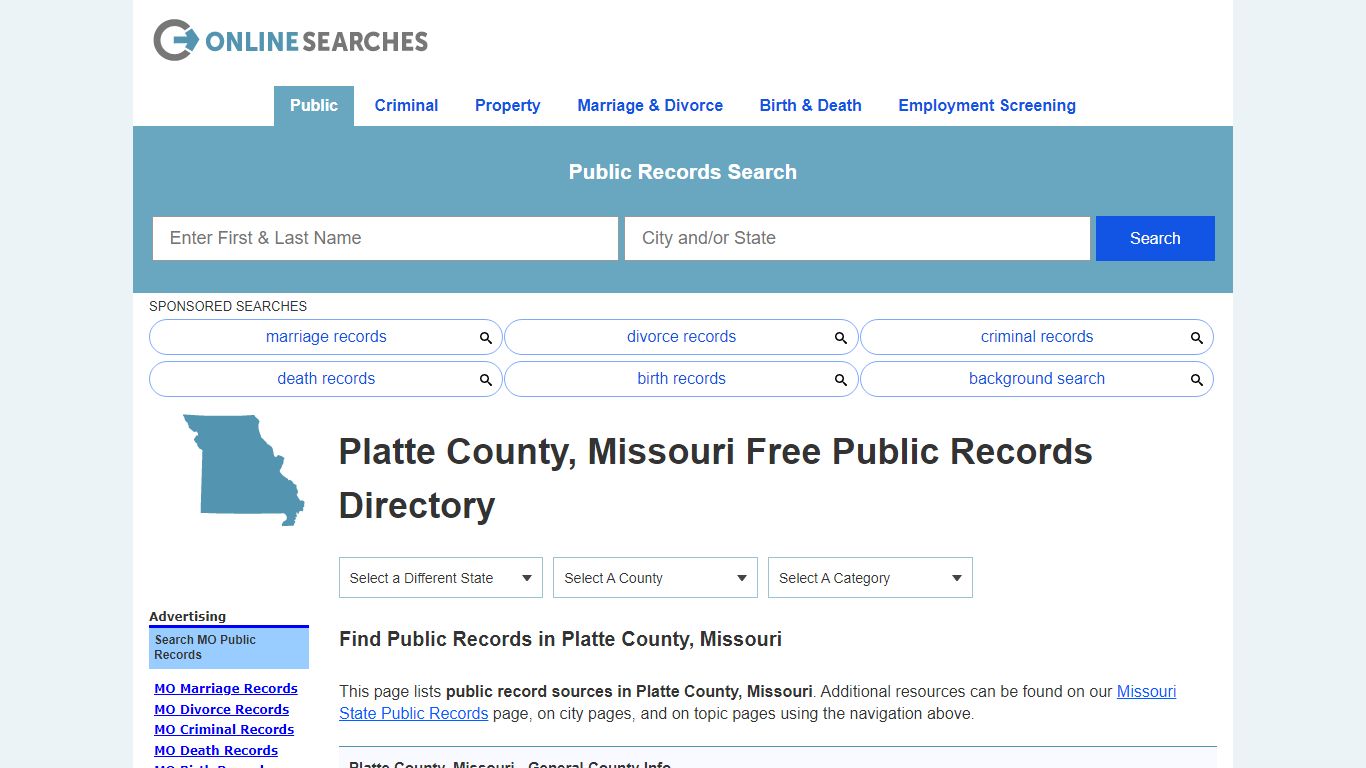 Platte County, Missouri Public Records Directory